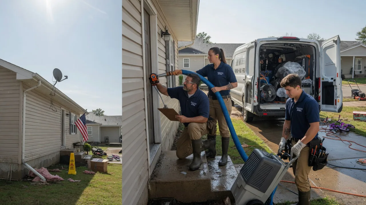 Ceiling Water Damage Restoration in Hume, MO near me